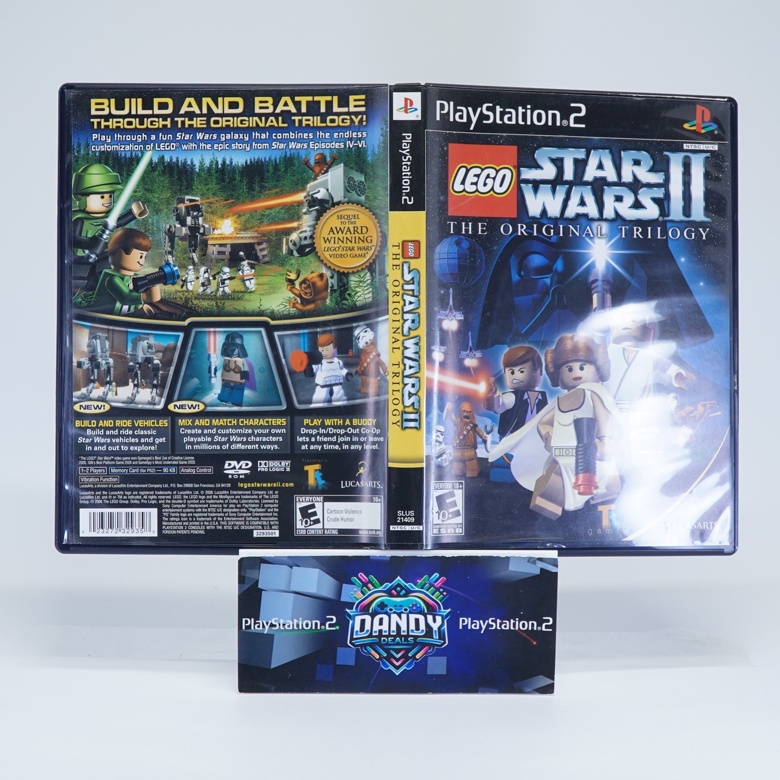 LEGO Star Wars 2 II Original Trilogy PS2 Black Label – CIB W/ Manual – PlayStati