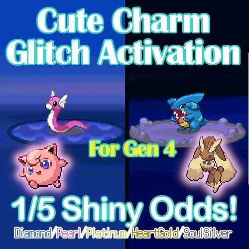 Pokémon Cute Charm Glitch Setup Diamond/Pearl/Platinum/Heartgold/Soulsilver