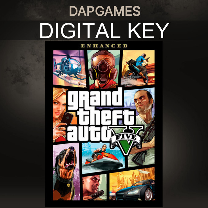 Grand Theft Auto V Enhanced GTA Rockstar Games – PC – Global