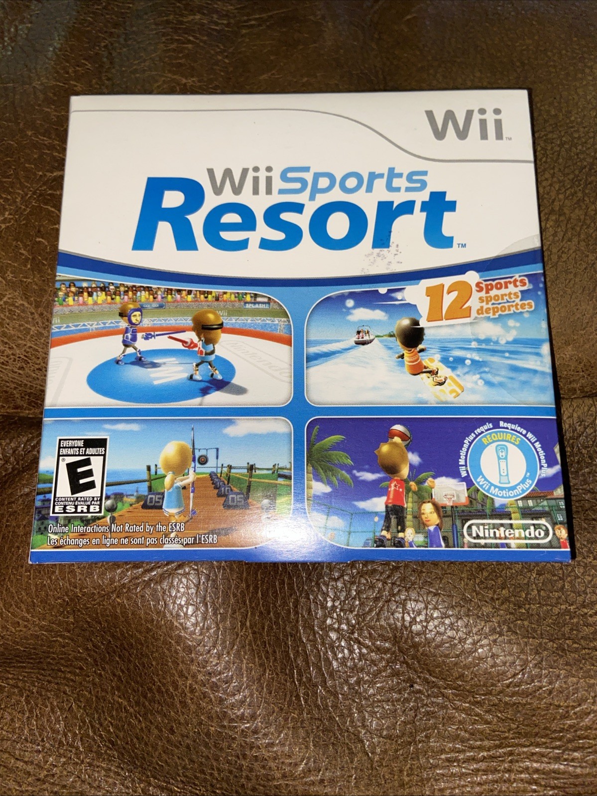 Wii Sports Resort (Nintendo Wii, 2009) Cardboard Sleeve Case