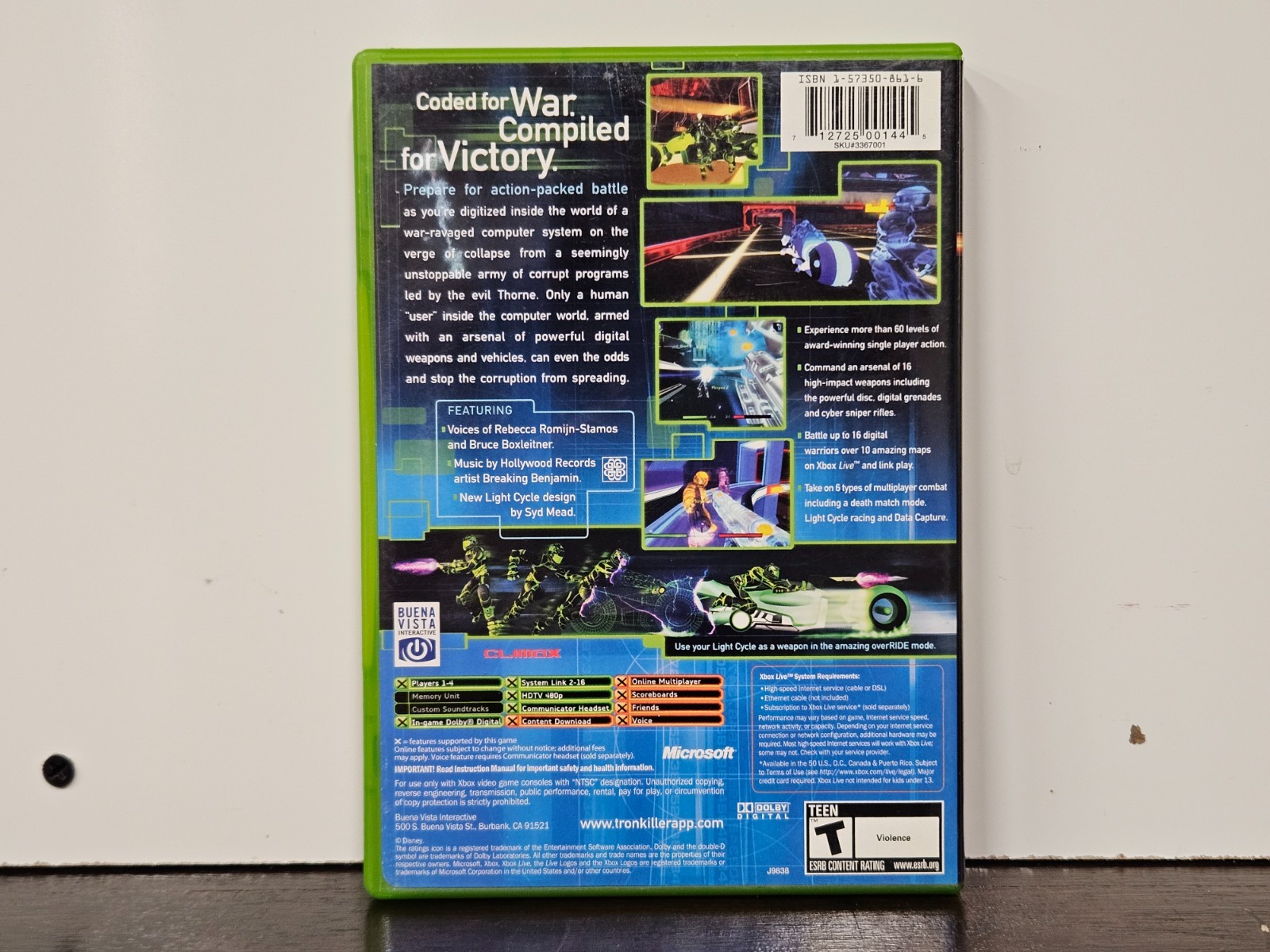 Tron 2.0 Killer App for Xbox Tested and Working