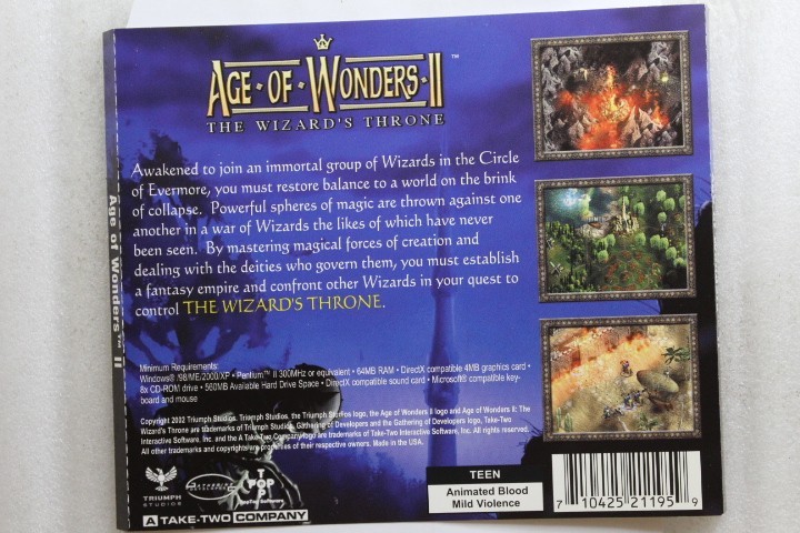 Age of Wonders II 2 The Wizards Throne PC