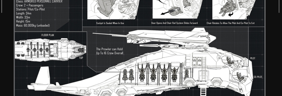 Star Citizen Esperia Prowler LTI Lifetime Insurance (Original Concept)
