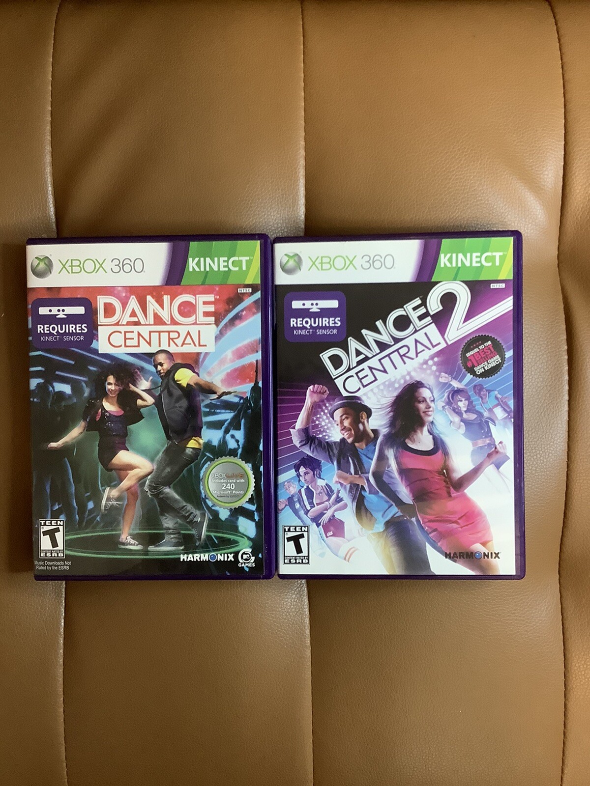 Dance central 1 and 2 bundle lot of 2 for xbox360 Kinect