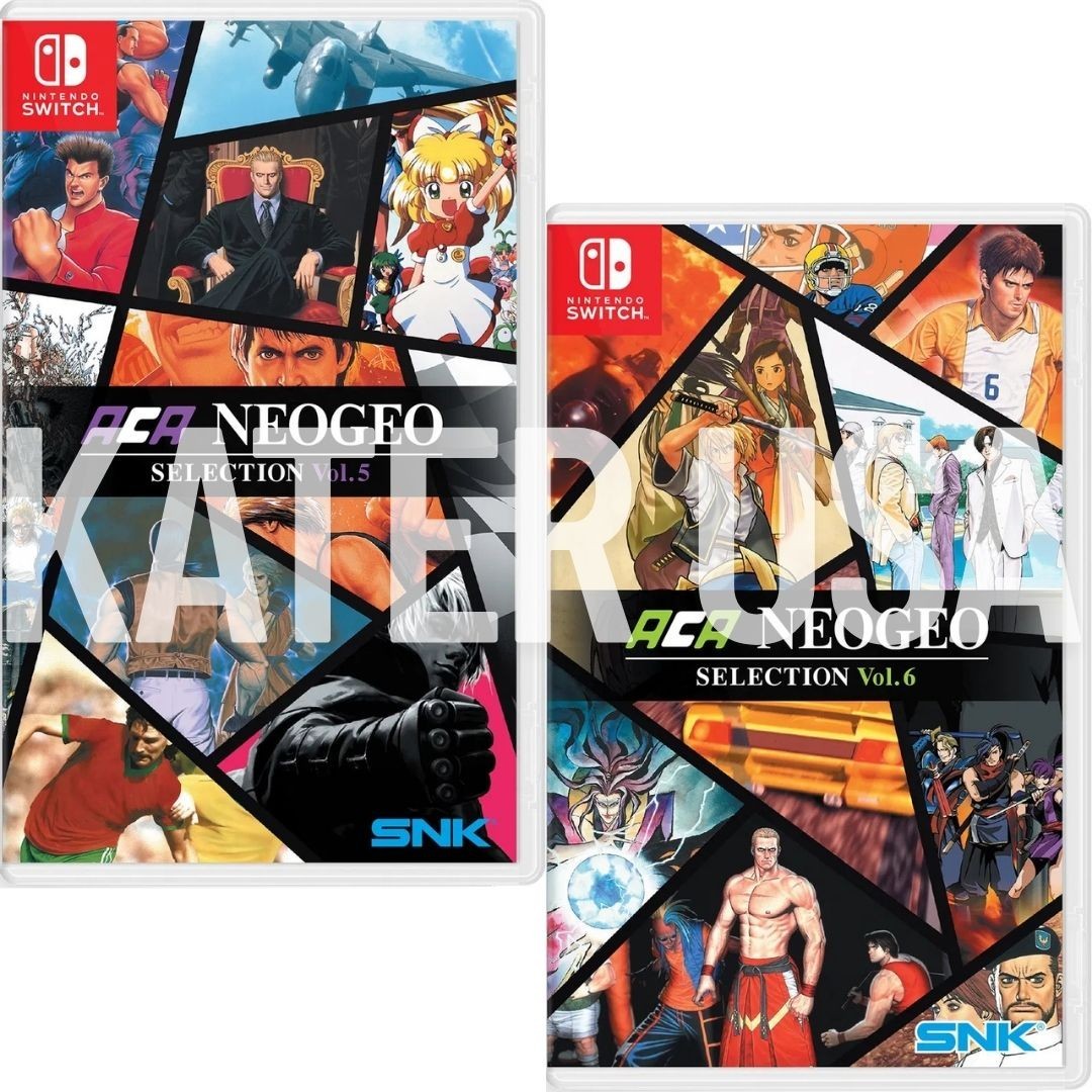 ACA NEOGEO Selection Vol. 5 + Vol. 6 Switch Brand New Game Bundle (2025 Misc)