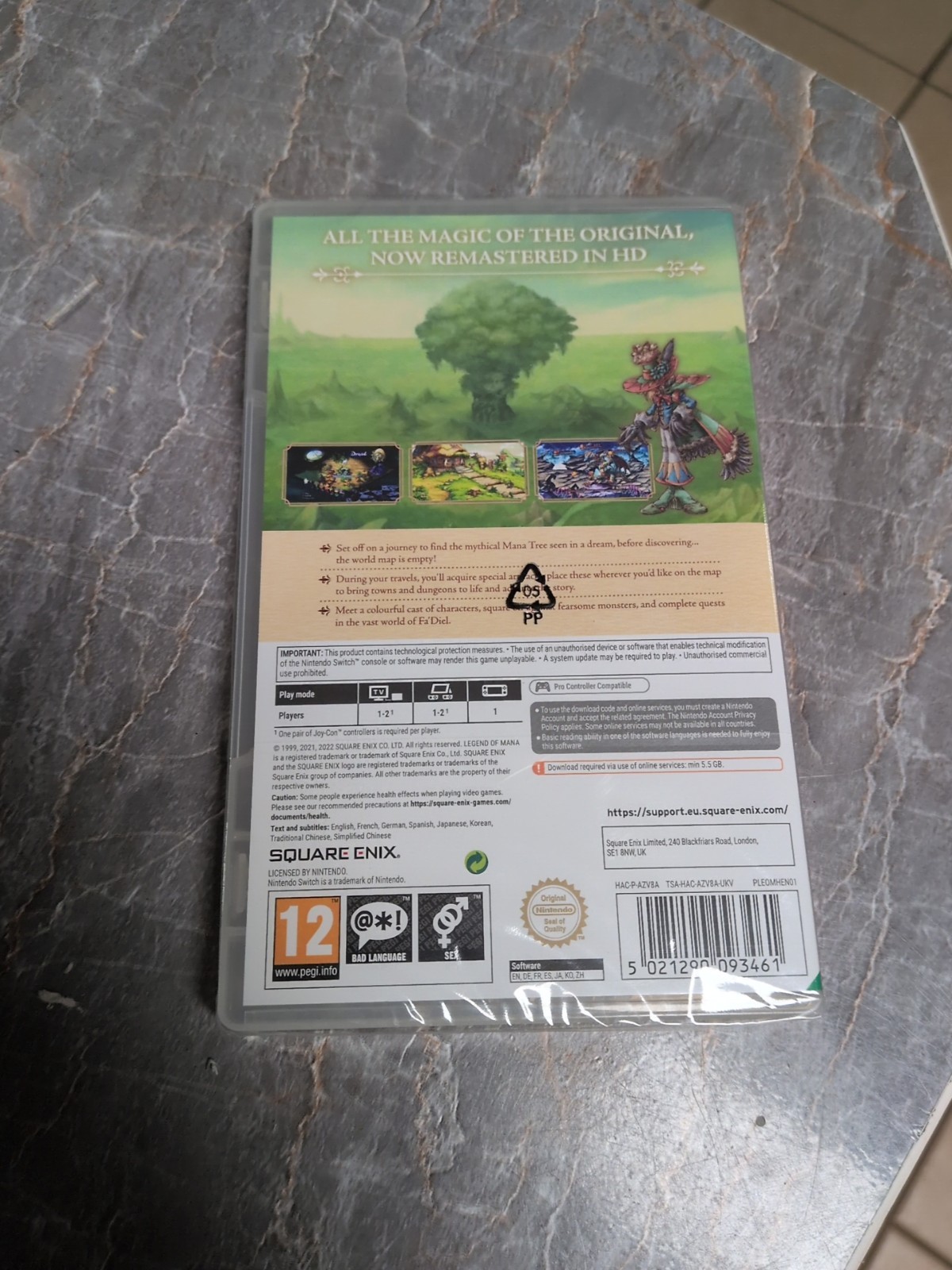 Legend Of Mana- Nintendo Switch- eShop download