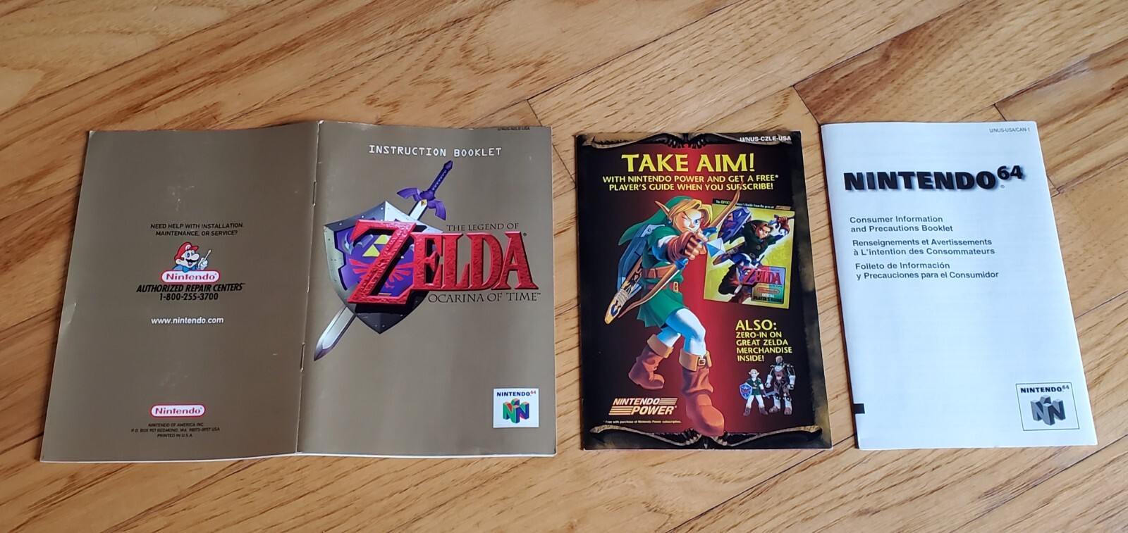 The Legend of Zelda Ocarina of Time Nintendo 64 N64 Complete CIB Box AUTHENTIC !