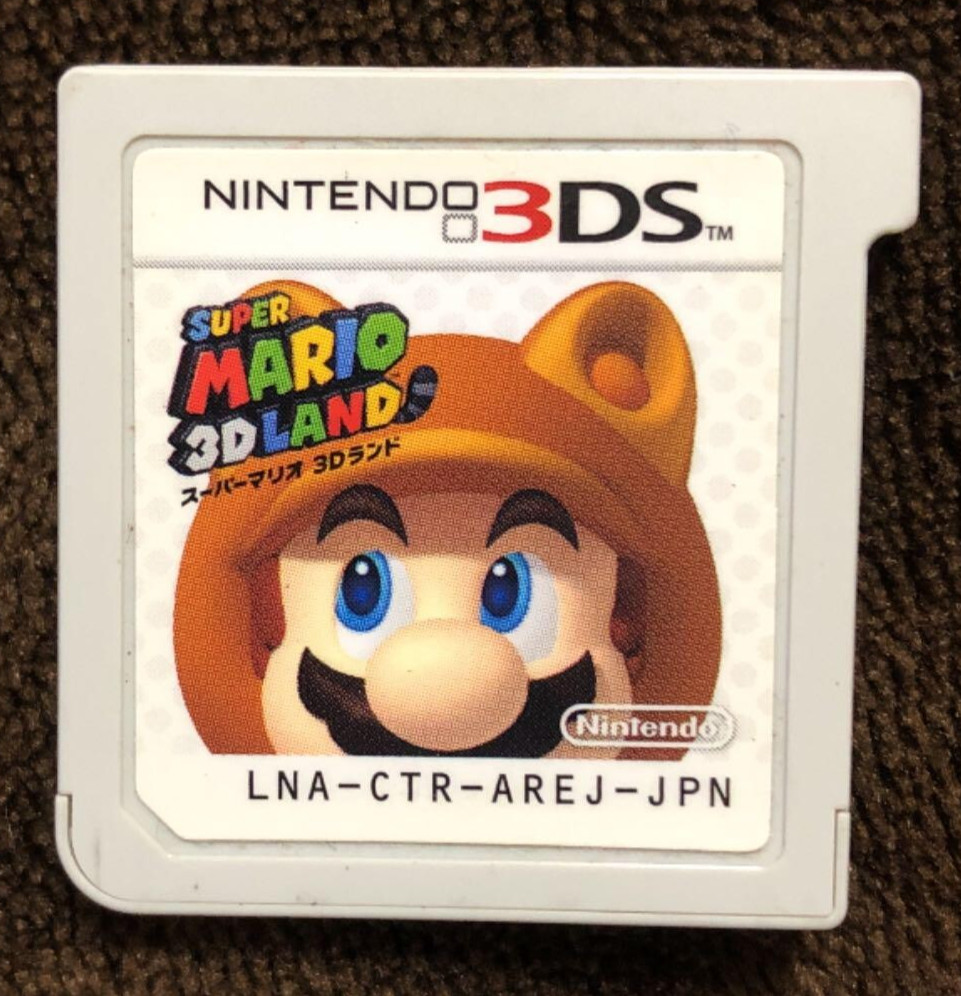 Nintendo 3DS Super Mario 3D Land Japan Import Region Locked Cartridge only