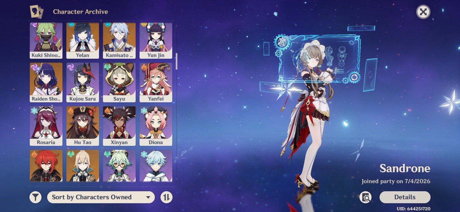 Genshin Account AR 55 10 5 stars With Rare McDonald’s Banner And Glider