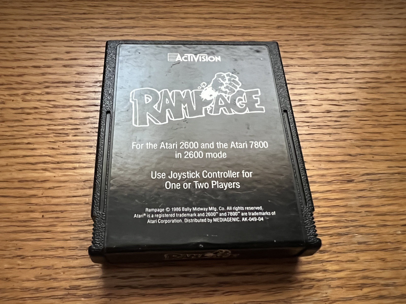 Rampage – Activision (Atari 2600, 1986) Works See Pics