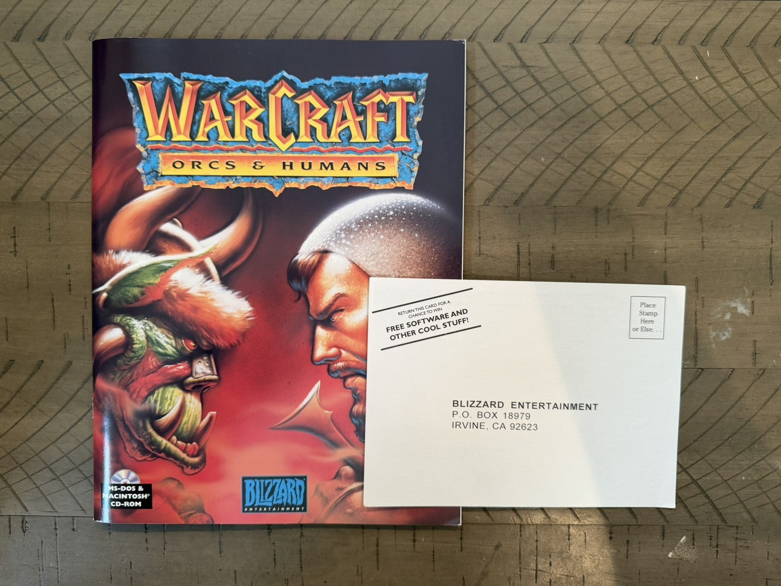 WarCraft: Orcs & Humans & WarCraft II 2: Tides of Darkness Big Box (PC, 1994)