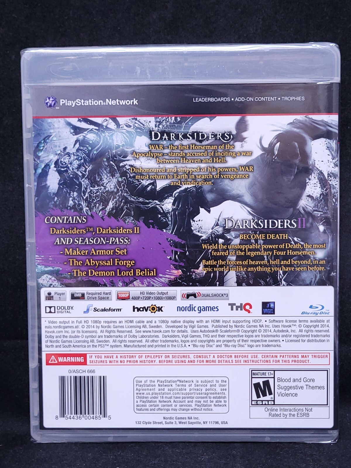 Darksiders Collection (PS3/PlayStation 3) BRAND NEW / Region Free