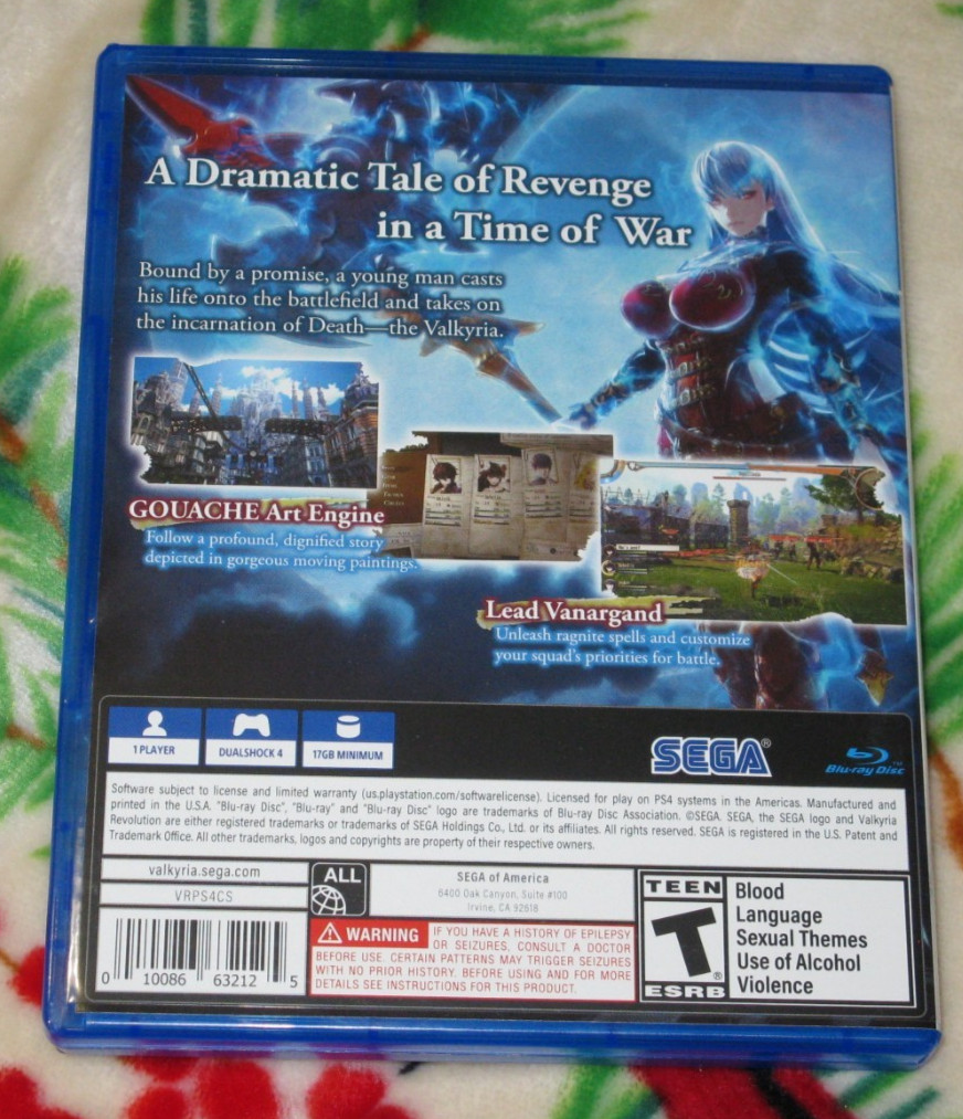 Valkyria Revolution: Vanargand Edition (Sony PlayStation 4, 2017)