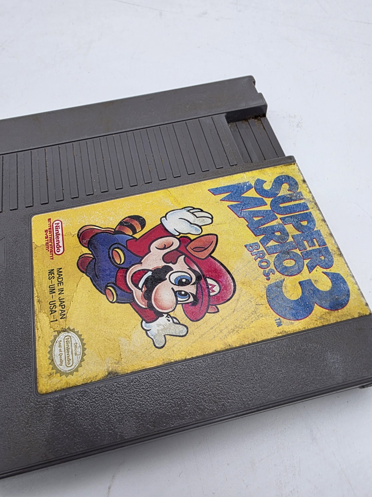 Super Mario Bros 3 (Nintendo NES, 1990) Damged sticker