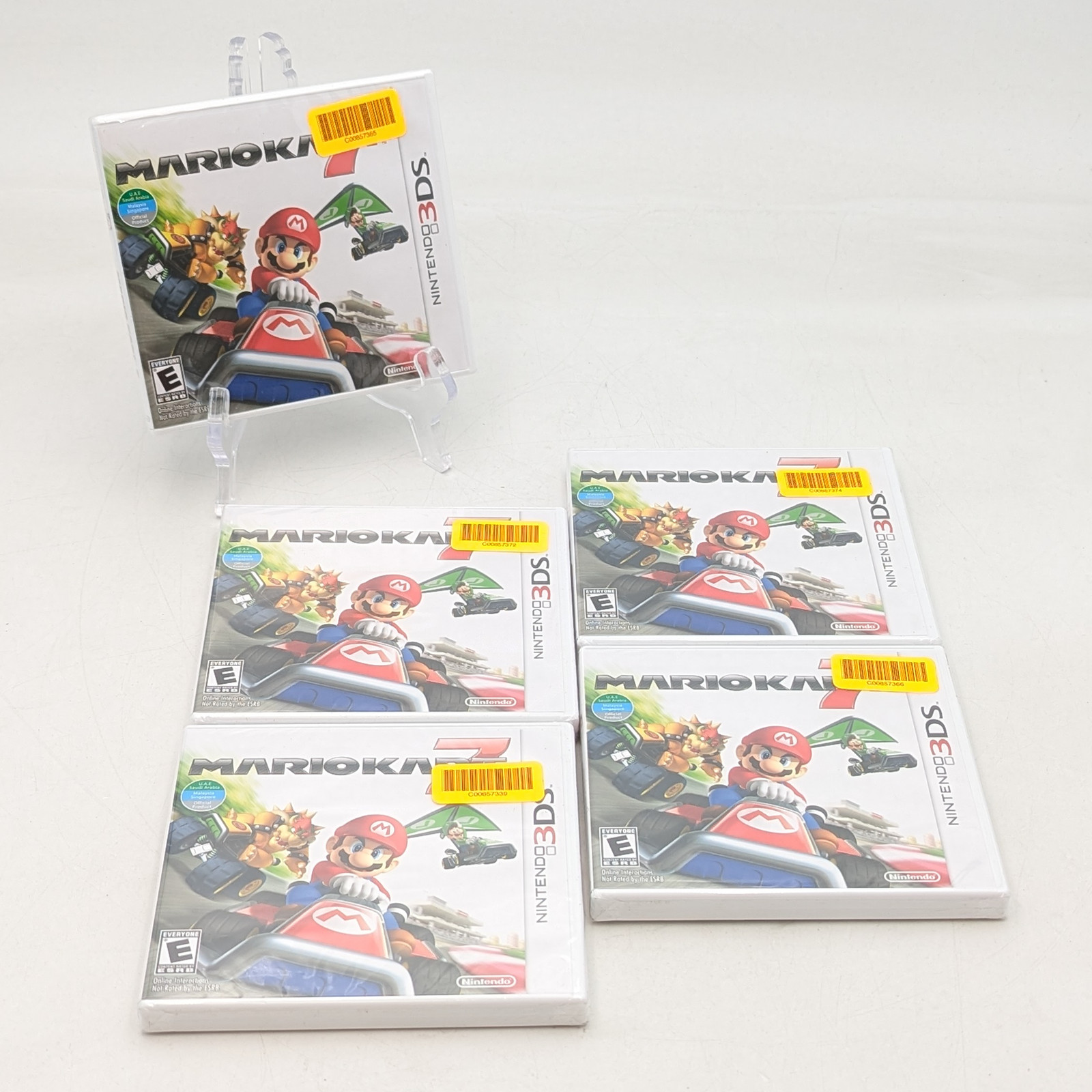 Nintendo Mario Kart 7 For The Nintendo 3DS E-Everyone | Lot of 5