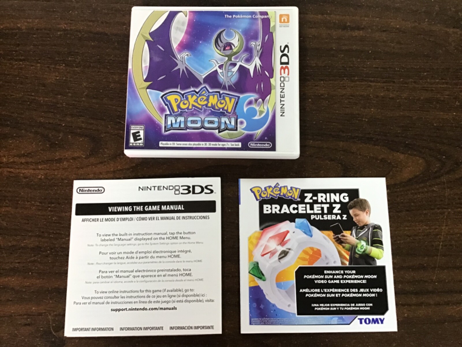 Nintendo 3DS FIRE EMBLEM Awakening Birthright POKEMON Moon Alpha Sap LOT NO GAME