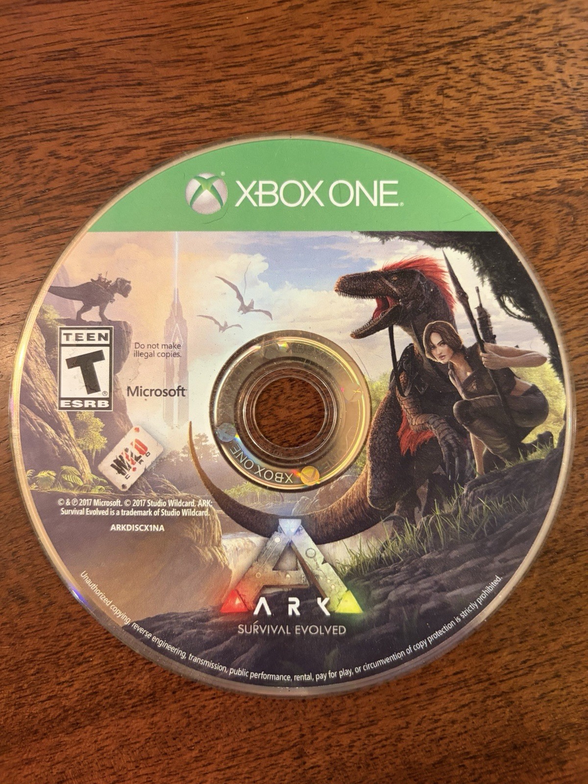 Ark: Survival Evolved Xbox One Game by Studio Wildcard T-Teen 2017