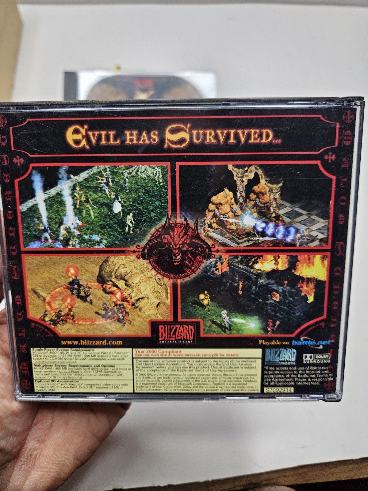 Diablo II + Diablo II Expansion Set: Lord of Destruction Box Set W/poster Pc