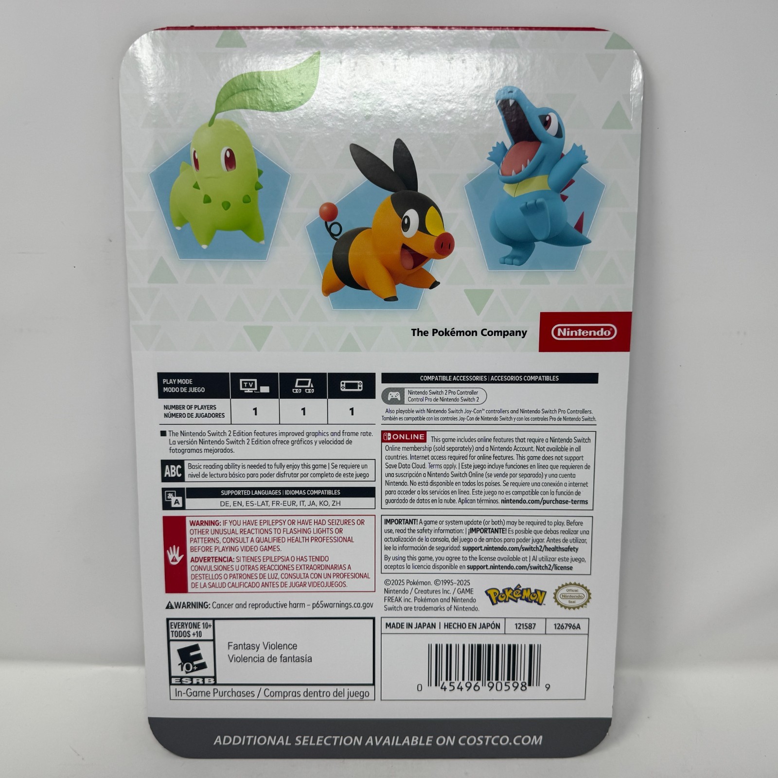 Pokemon ZA Metroid Prime 4 Kirby Air Nintendo Switch Costco Display Poster Card