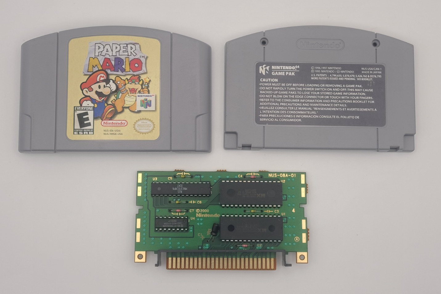 Paper Mario – Nintendo 64 – Game Only – Great Condition – Tested/Saves