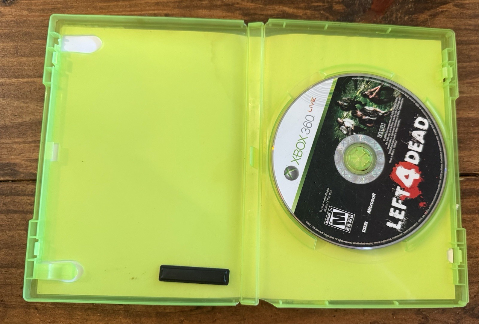 Left 4 Dead (Microsoft Xbox 360, 2008)- Untested
