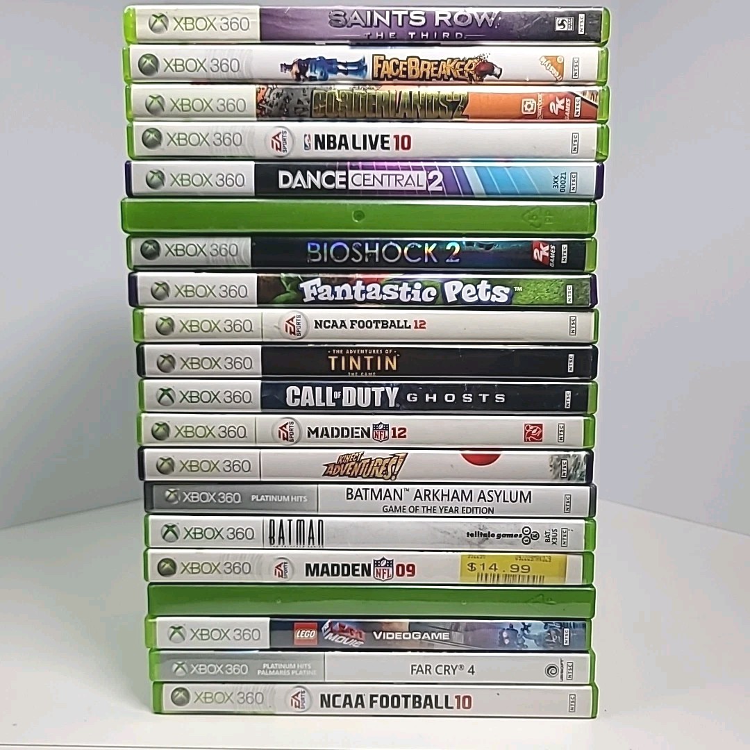 Xbox 360 Microsoft Game Bundle Lot of 20 Many are CIB Read Description