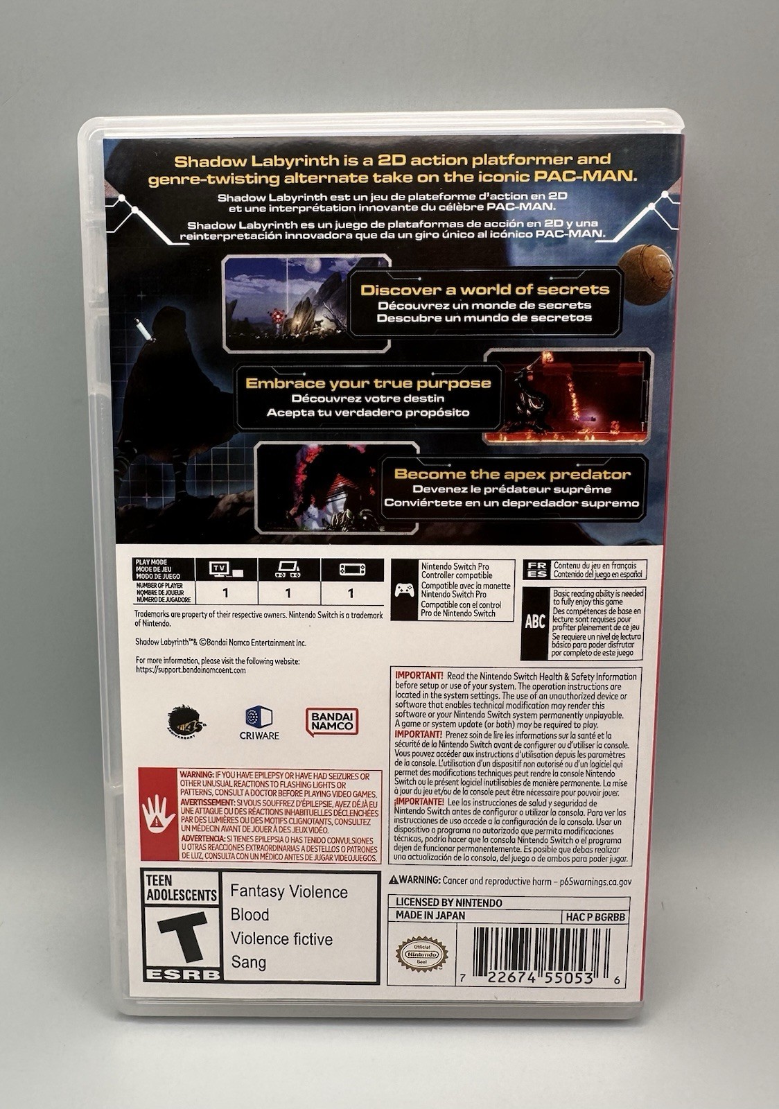 Shadow Labyrinth Standard Edition – Nintendo Switch