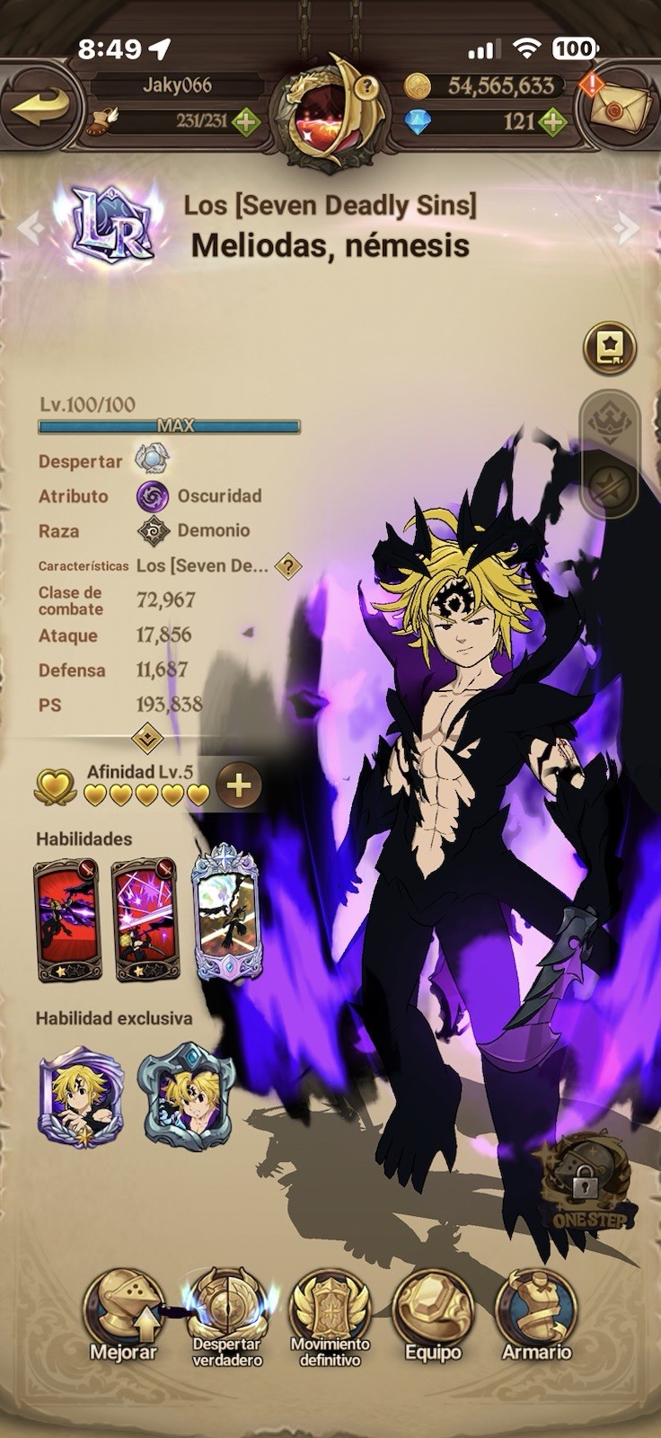 Netmarble The Seven Deadly Sins: Grand Cross Account Android iOS Multiplayer RPG