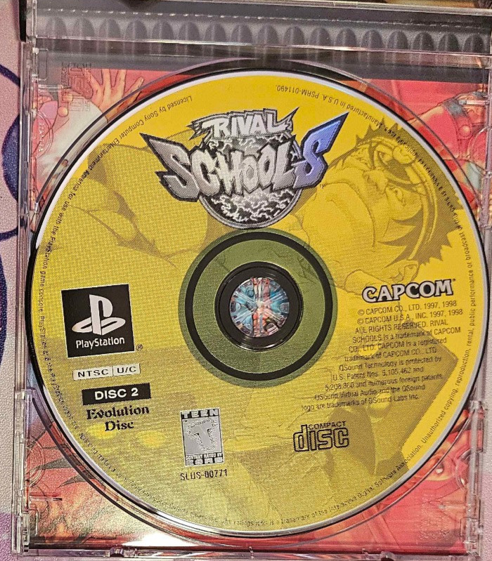 Rival Schools (PlayStation 1) – No Manual – Tested Working