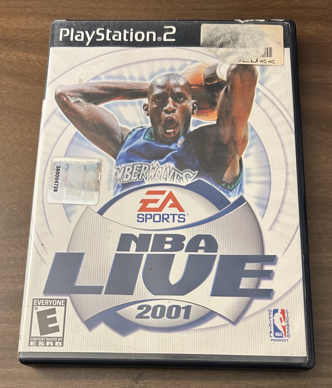 NBA Live 2001 (Sony PlayStation 2, 2001) CIB w/Manual