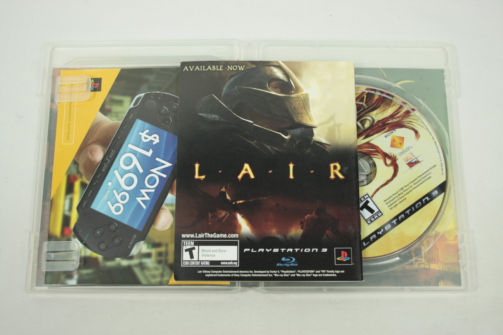 Heavenly Sword PS3 CIB Sony PlayStation 3 2007 Complete w/ Manual & Ad Insert E