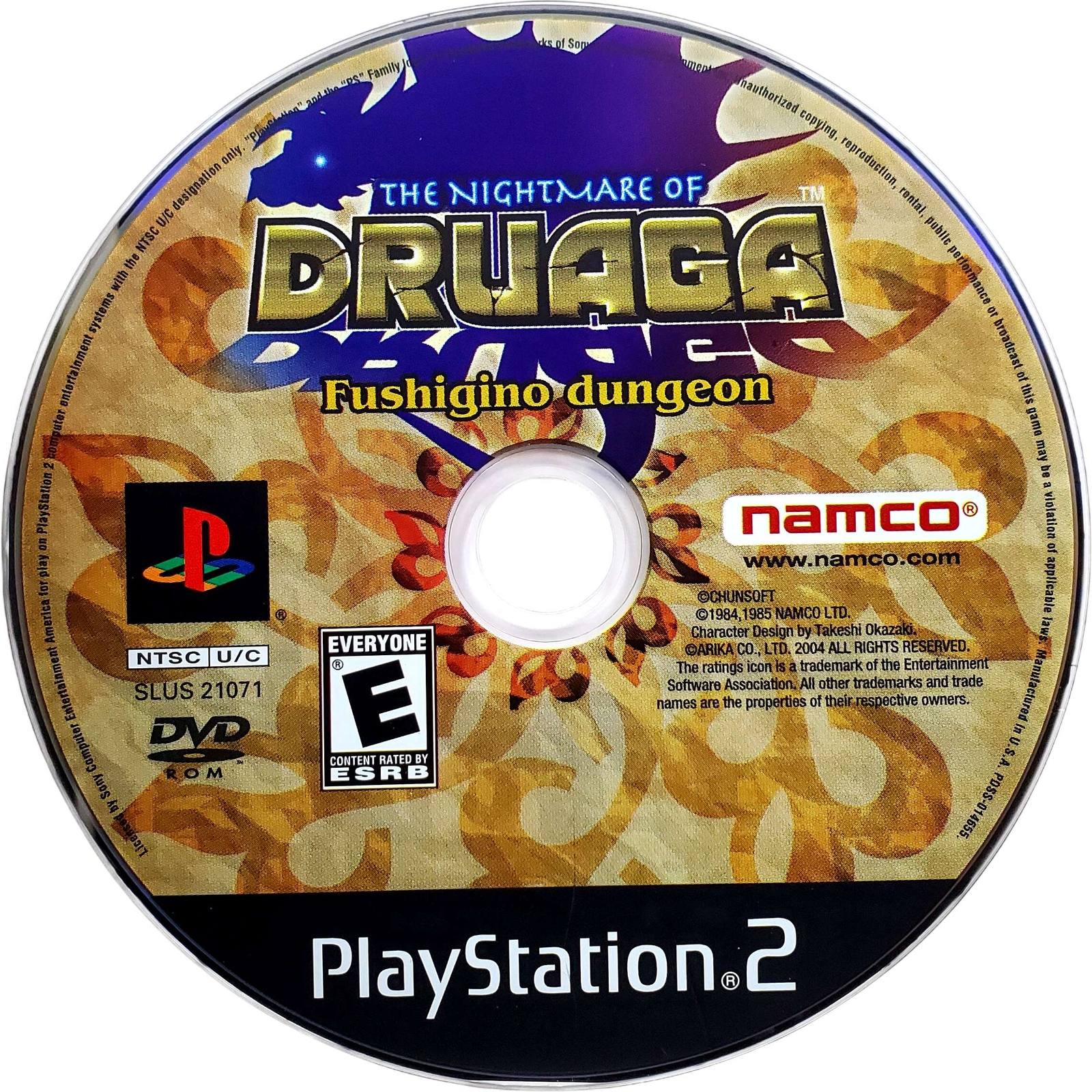 Nightmare Of Druaga Fushigino Dungeon – Sony Playstation 2 PS2 Pristine