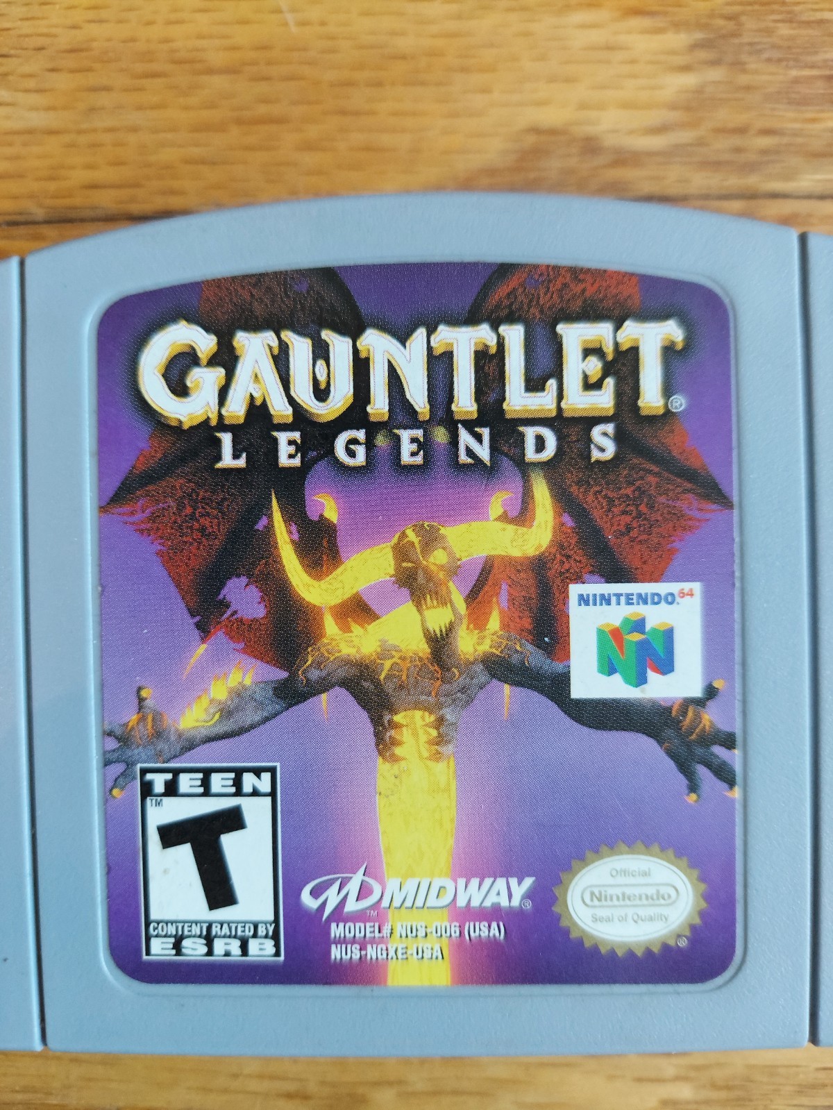 Gauntlet Legends (Nintendo 64, 1999- Tested, Works, Fast Shipping