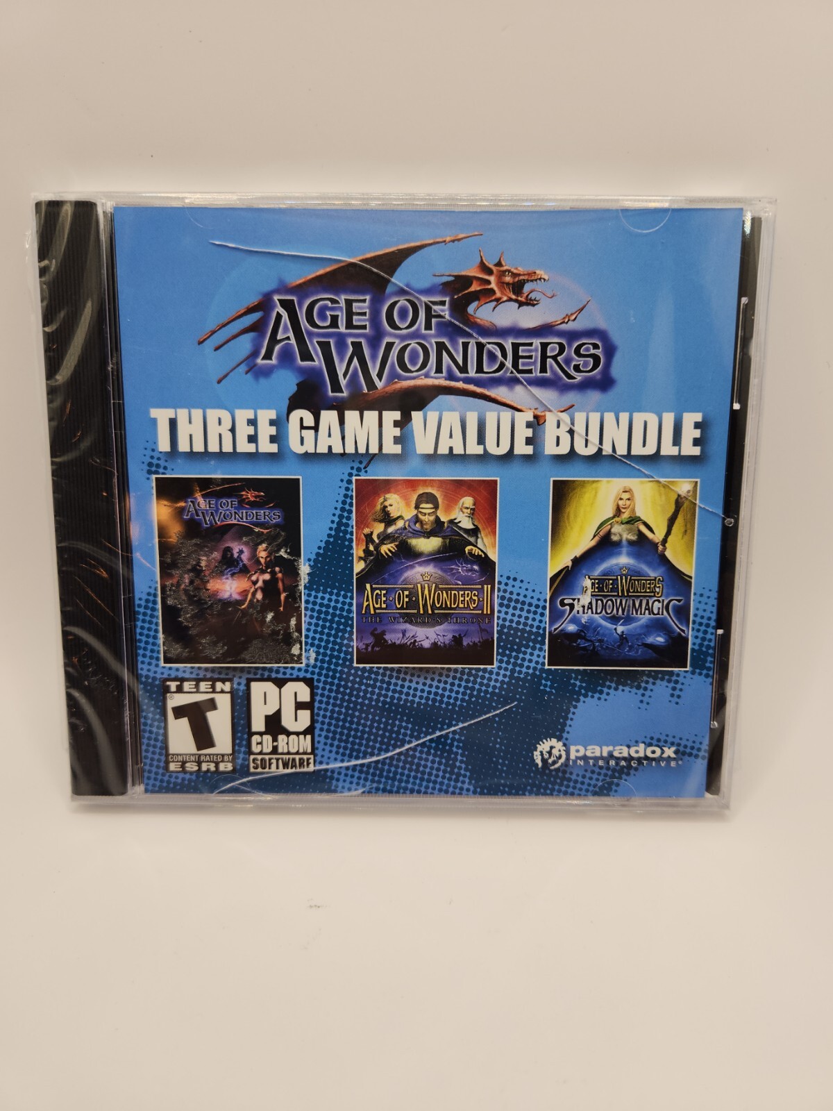 Age of Wonders – 3 Game Bundle – PC CD-Rom – NEW, Sealed