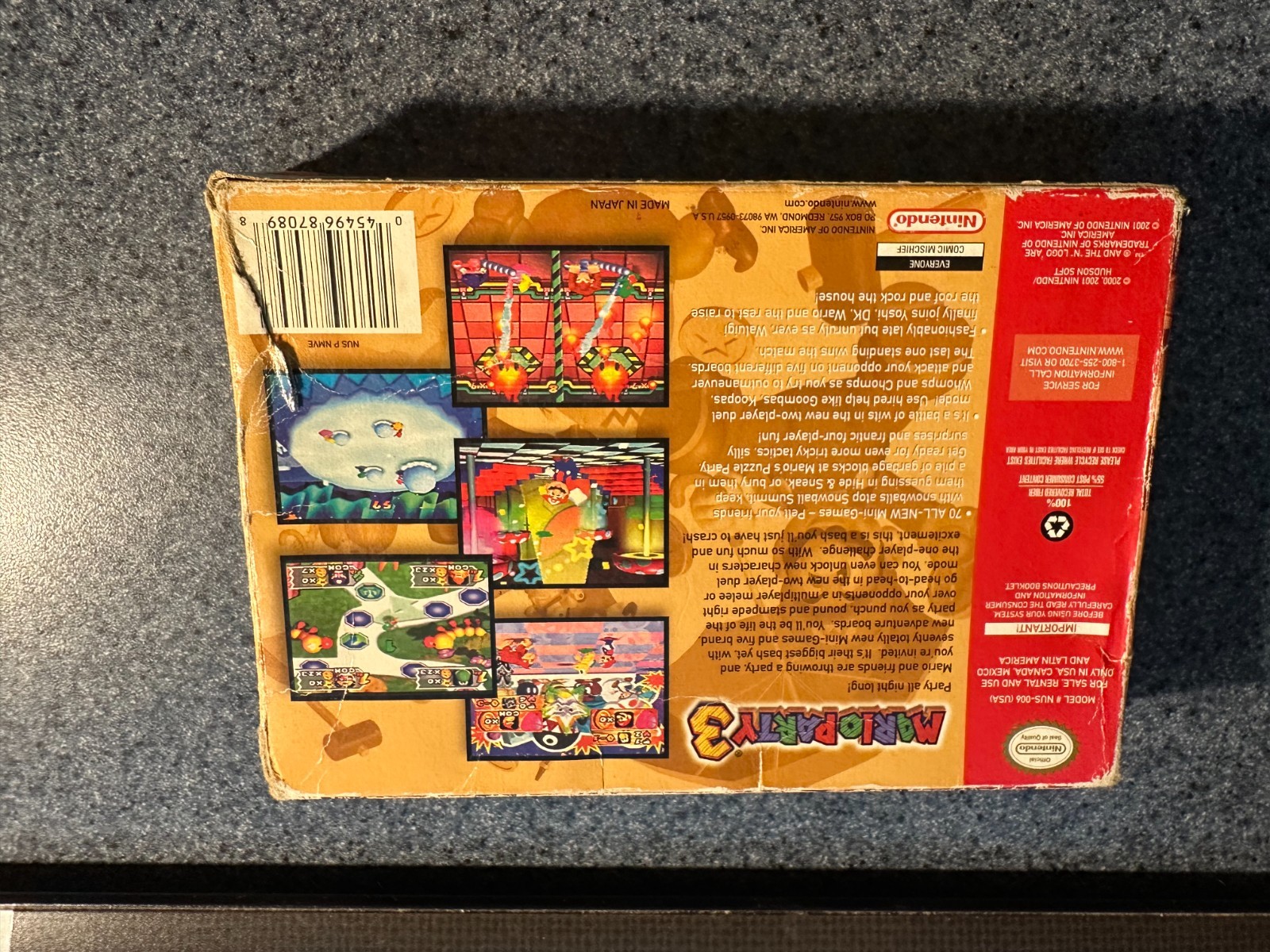 Mario Party 3 with Box for Nintendo 64 (N64)