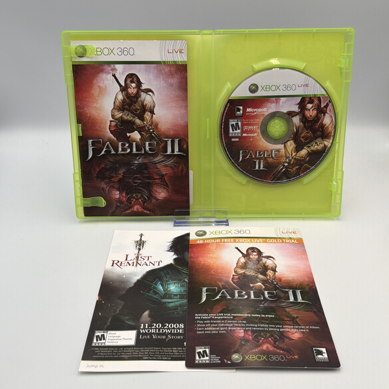 Microsoft Fable 2 (Xbox 360, 2018) Video Game CIB w/ Inserts | Mint 🔥