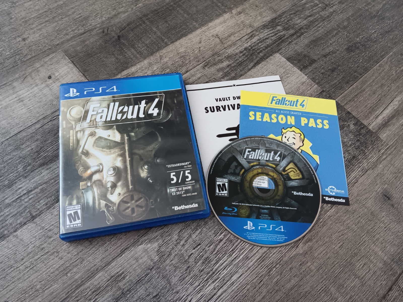 Fallout 4 (Sony PlayStation 4 PS4) CIB Complete in Case With Inserts Video Game
