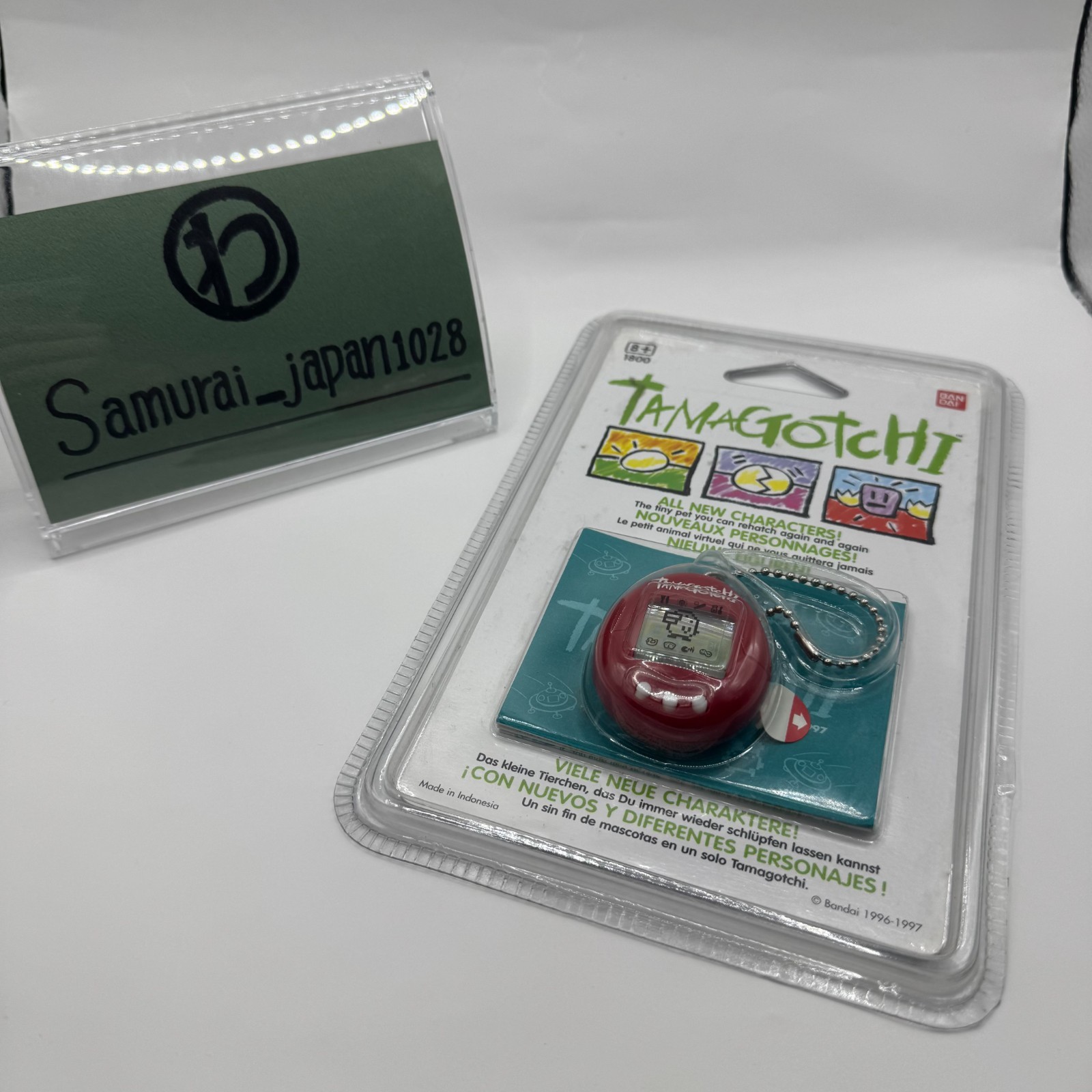Original Tamagotchi Red 1996 1997 Reissue BANDAI Vintage Virtual Pet Toy Japan