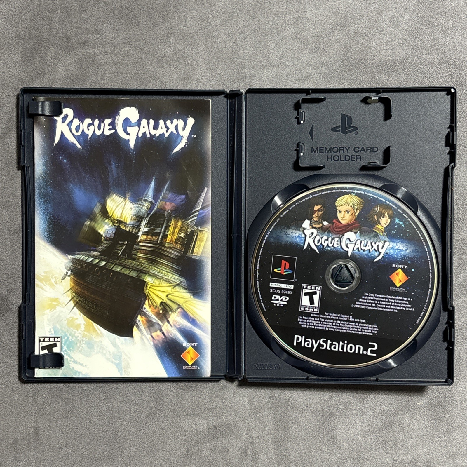 Rogue Galaxy (PlayStation 2, 2007) Complete Tested Working – Free Ship