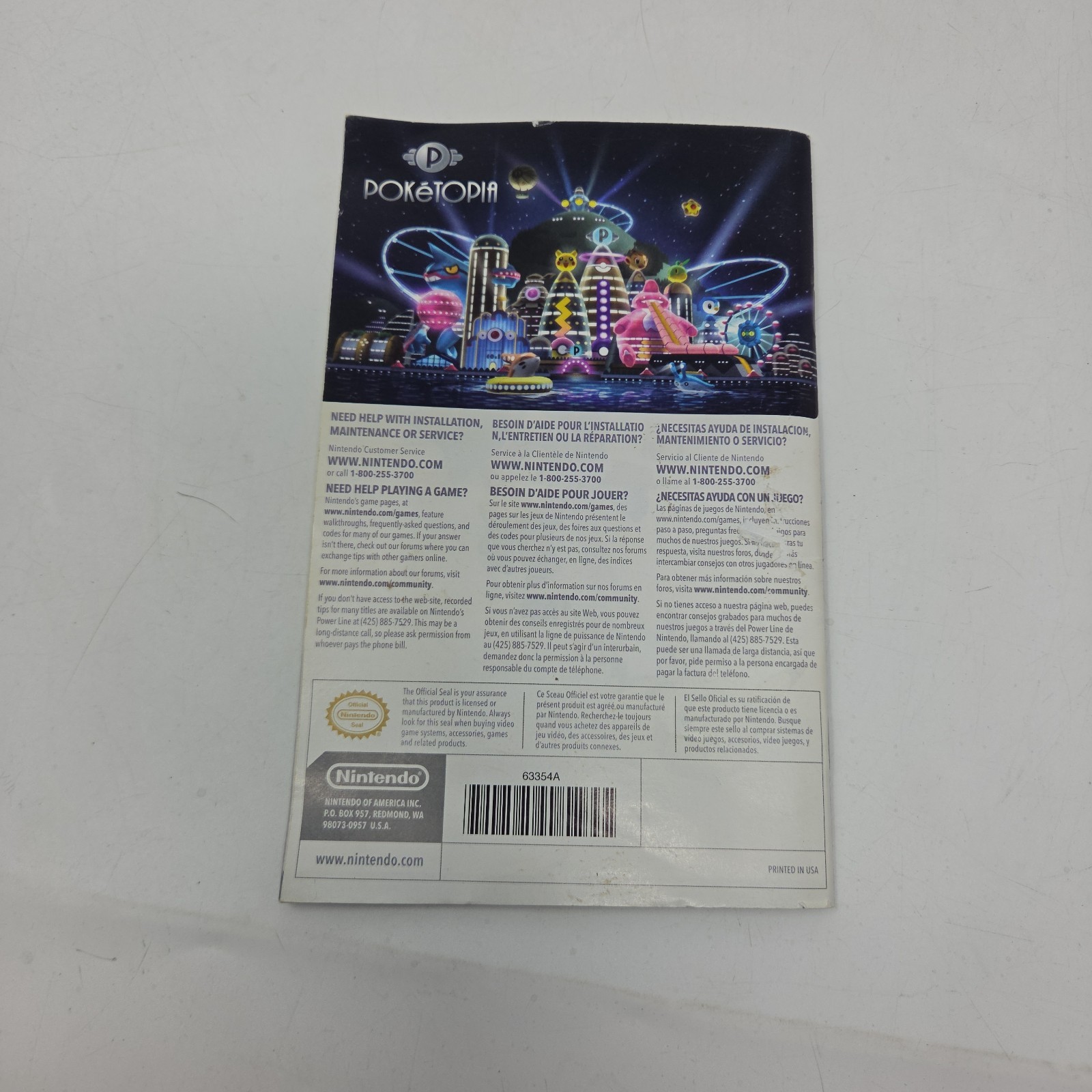 Pokemon Battle Revolution (Nintendo Wii, 2007) Tested Working