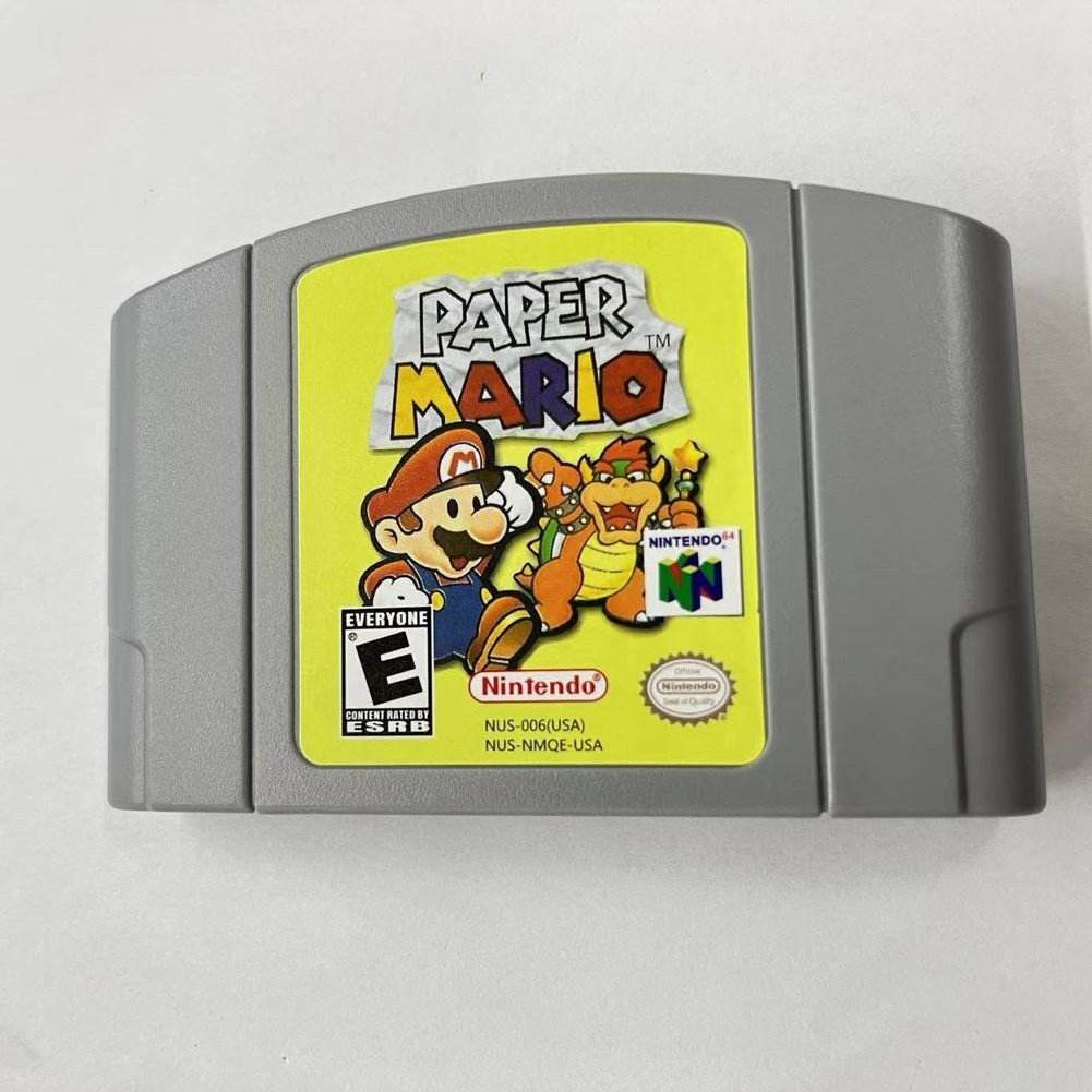 Paper Mario – Nintendo 64 (N64) Perfect addition Tested and working