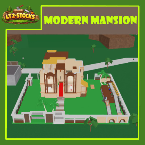⚡24 HOUR DELIVERY⚡ 🪓Lumber Tycoon 2🪓 | 💲MODERN MANSION – BUILT BASE💲 |