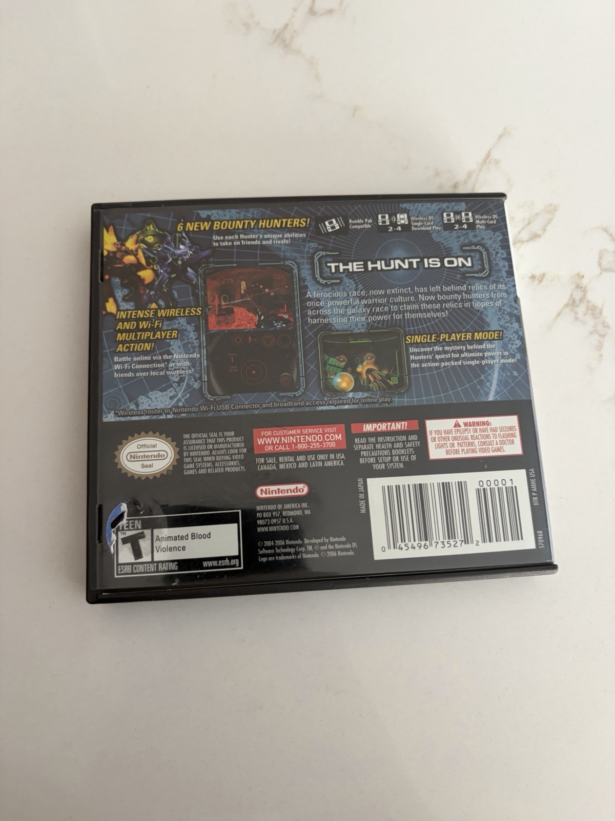 Metroid Prime: Hunters (Nintendo DS, 2006) Complete – Tested & Working!
