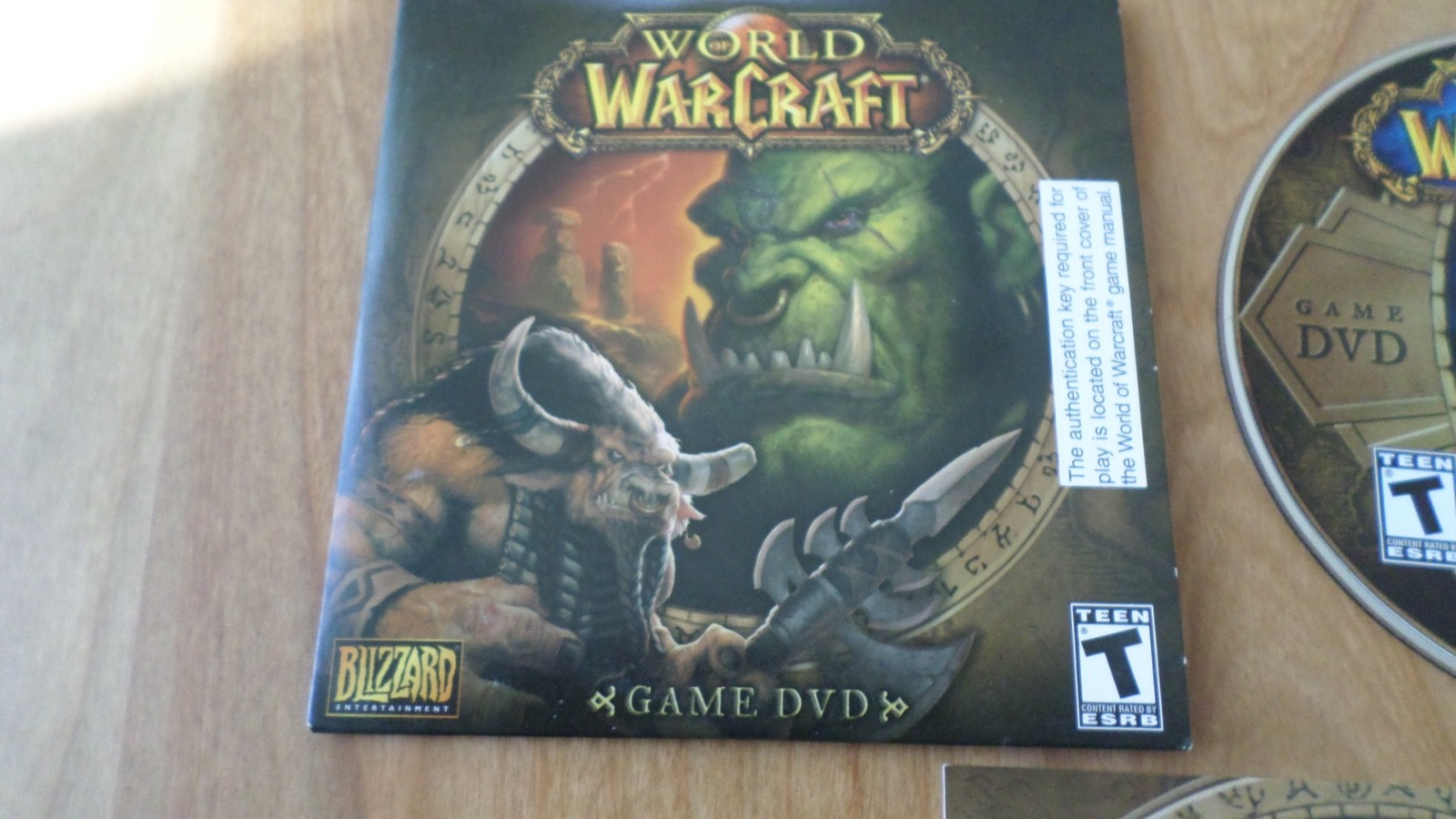 World of Warcraft Game DVD by Blizzard Entertainment-**1 DISC AND SLEEVE ONLY**