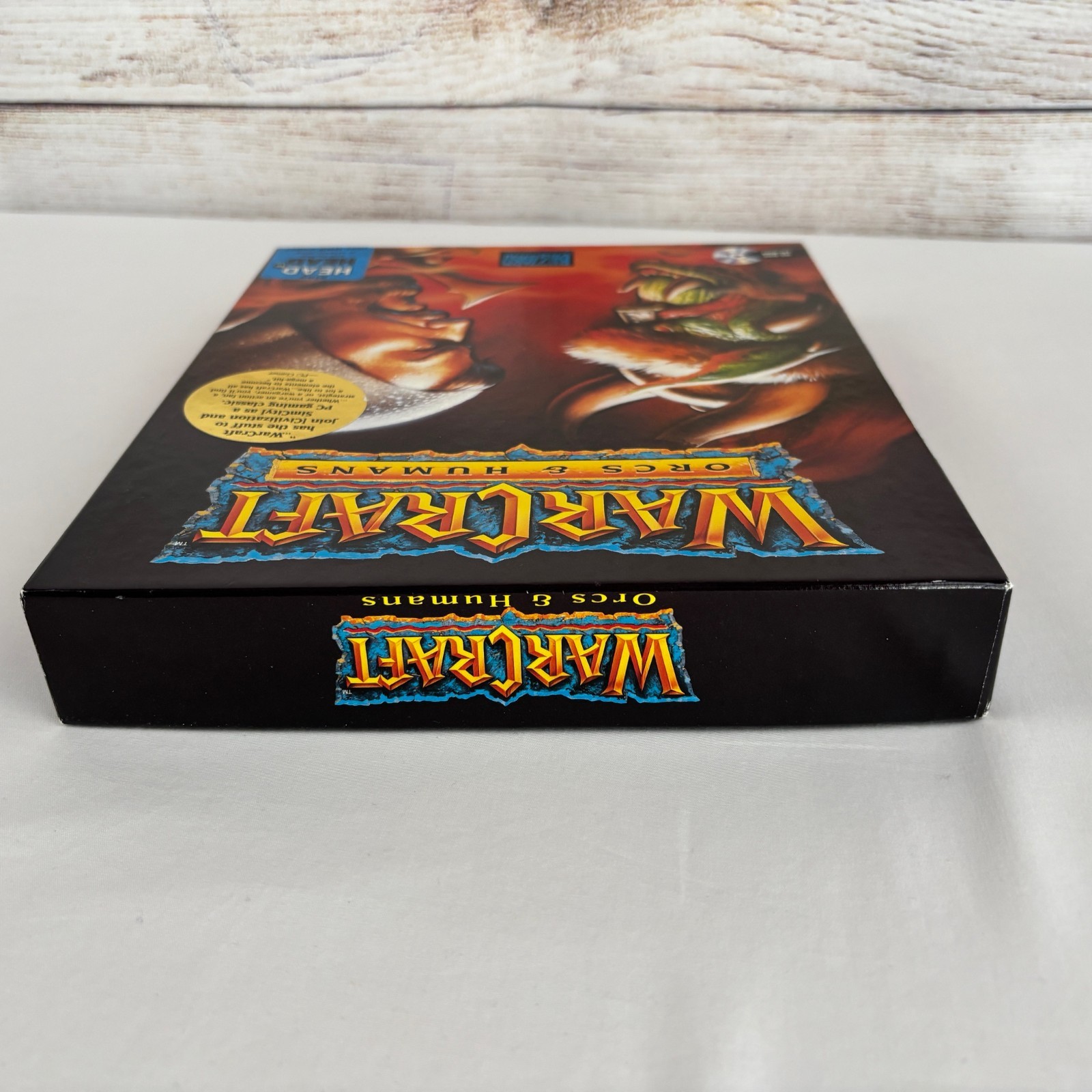 WarCraft Orcs & Humans Big Box, MS-DOS CD, Booklets, Blizzard Entertainment 1994