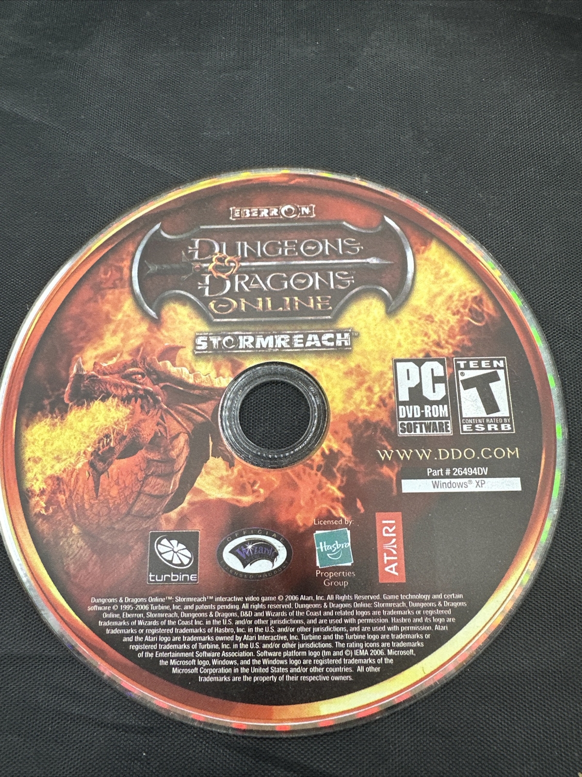 Dungeon and Dragons Stormreach PC MMORPG DVD-ROM Windows XP 7 8