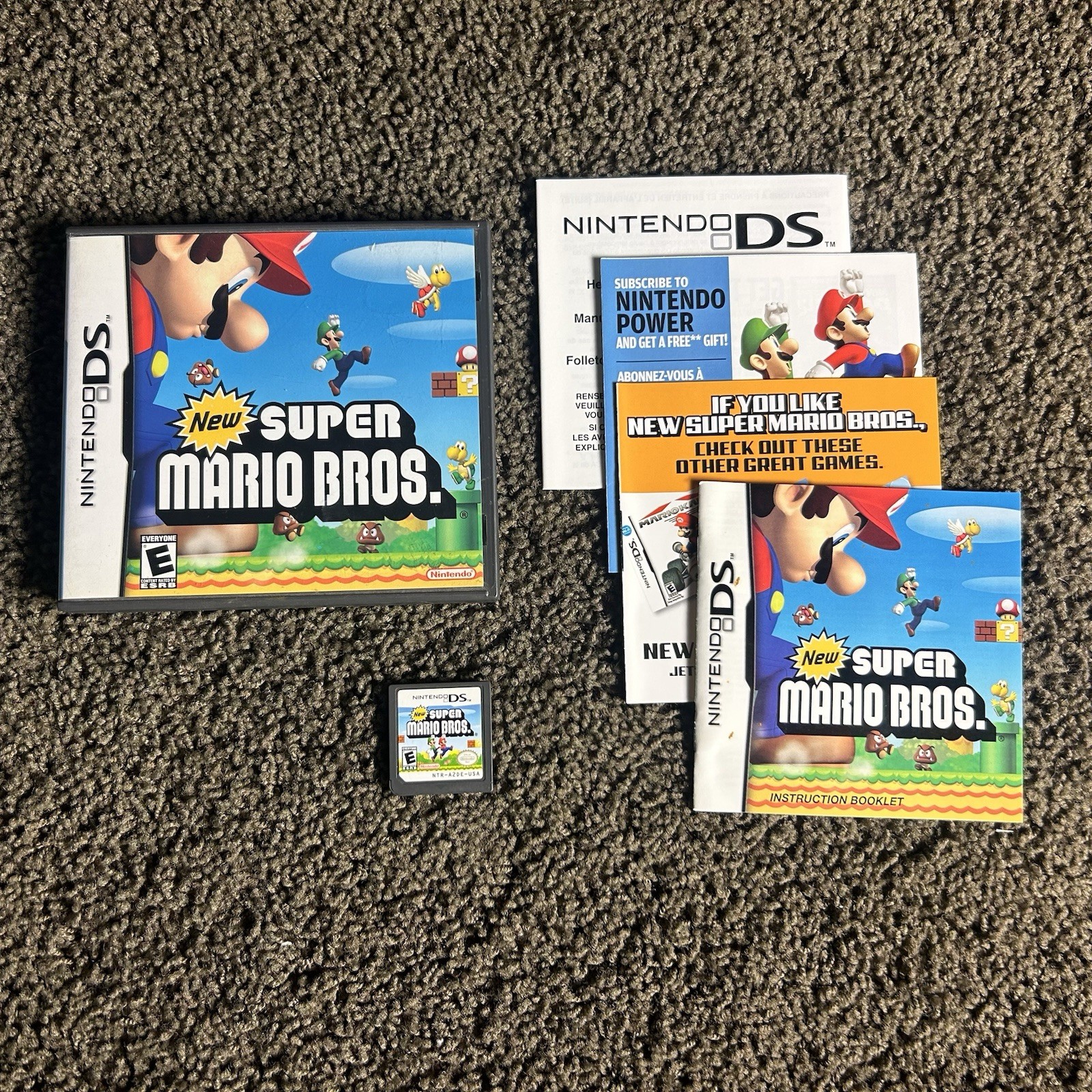 New Super Mario Bros. (Nintendo DS, 2006) Complete CIB – Tested & Working