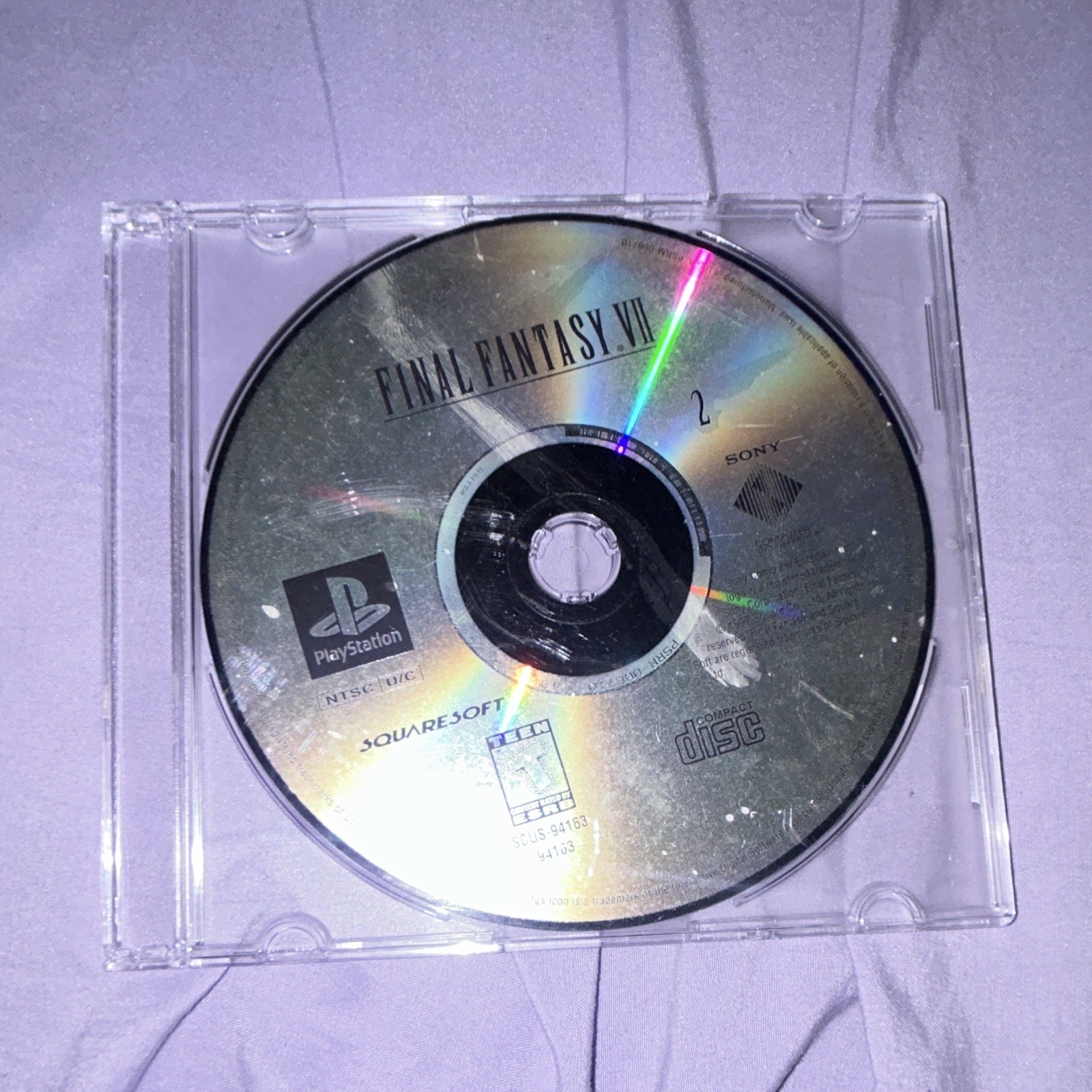 Squaresoft Final Fantasy VII PS1 Disc 2 T Teen NTSC-U/C US/CA Final Fantasy
