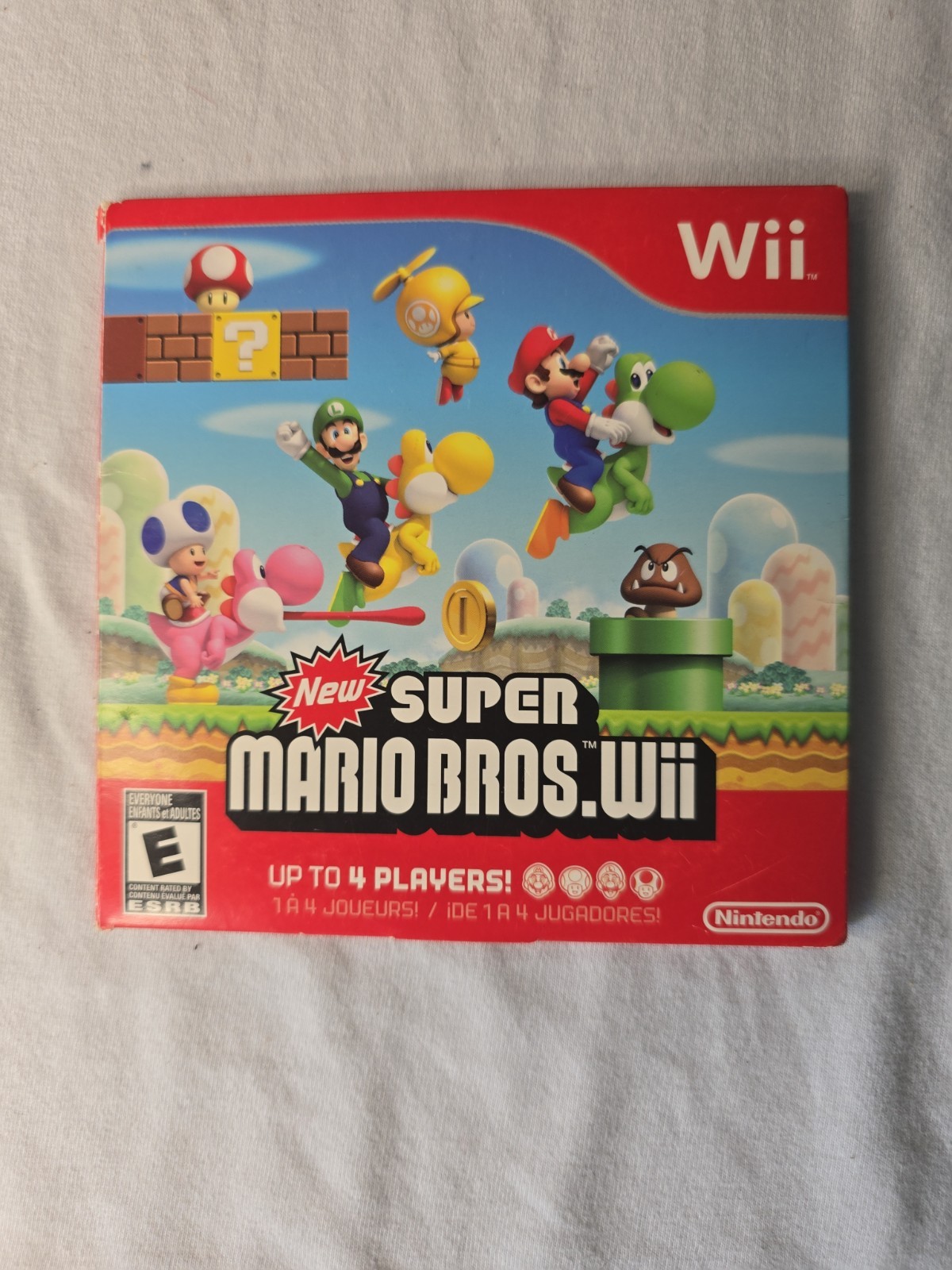 New Super Mario Bros. Wii (Game + Cardboard Sleeve)