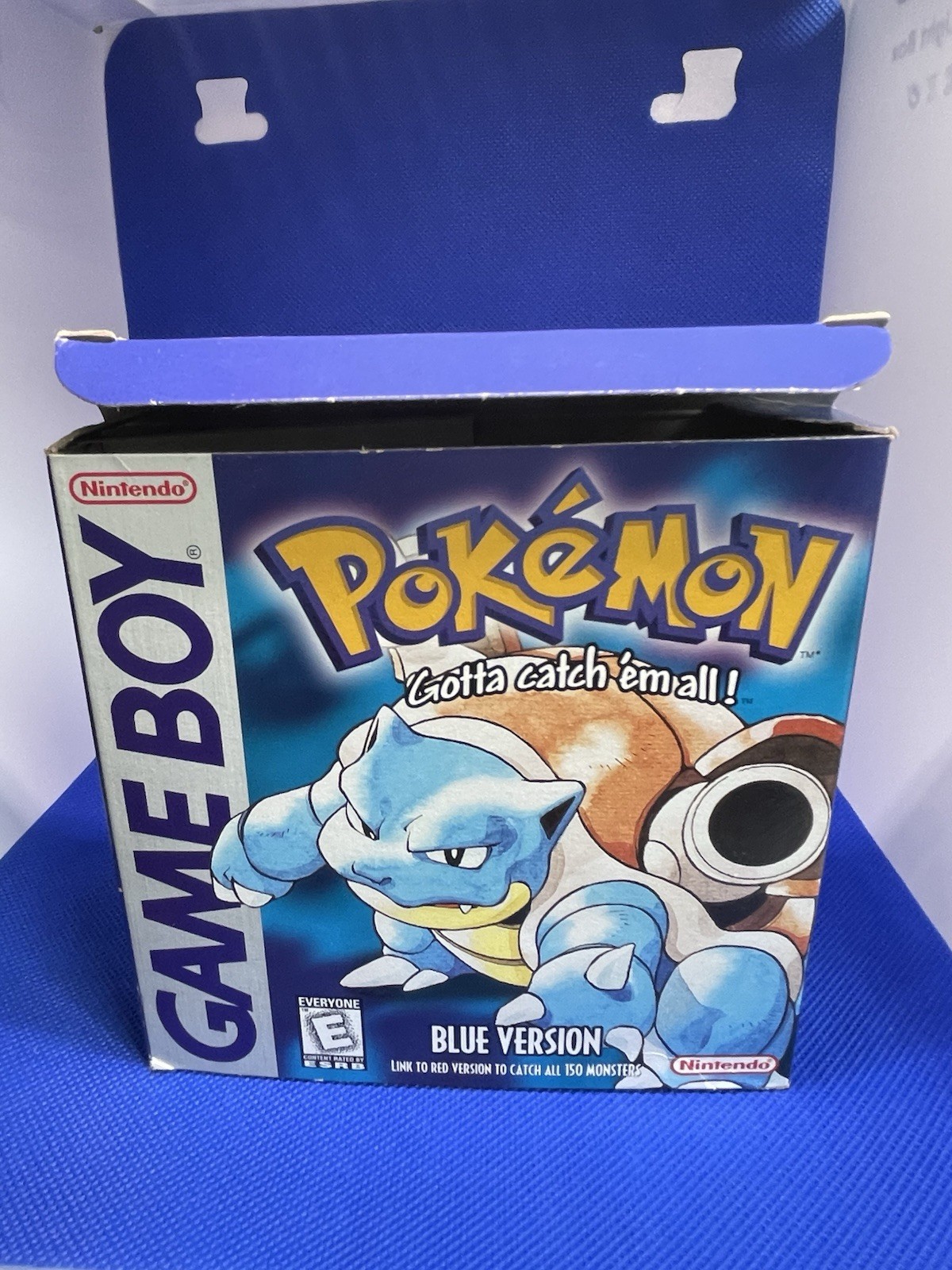 Pokemon Blue Version Complete Box Nintendo GameBoy Authentic CIB